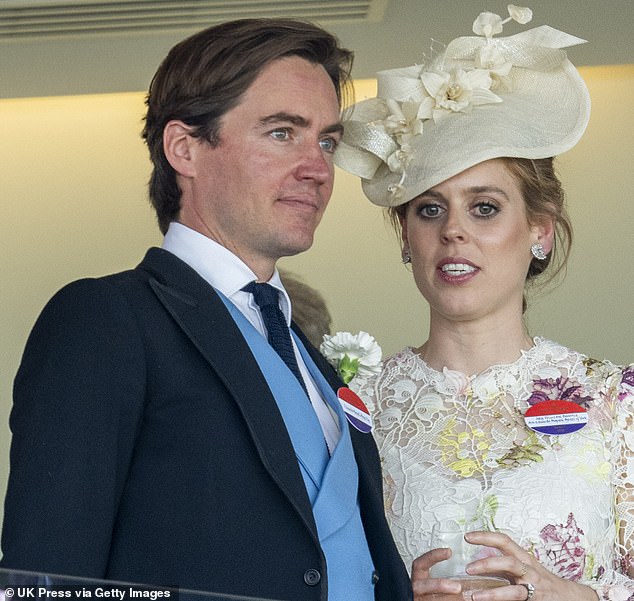 Fergie and Andrew's daughter Beatrice with her husband Edoardo Mapelli Mozzi