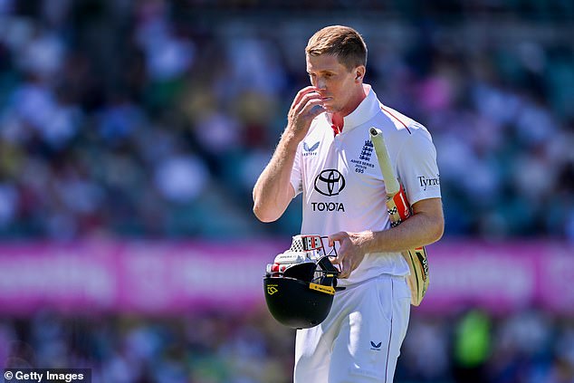 Harmison says it should be the end of the England road for opener Zak Crawley