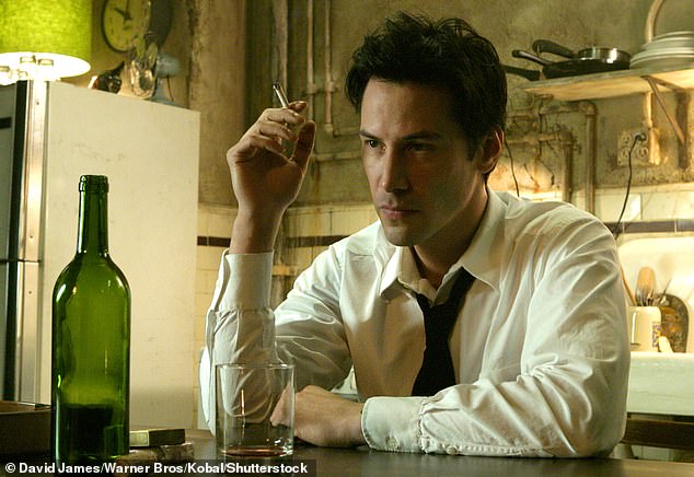 In 2005, the actor portrayed the role of Lucifer in Constantine - which also starred Keanu Reeves and Rachel Weisz; Reeves seen above in the 2005 movie