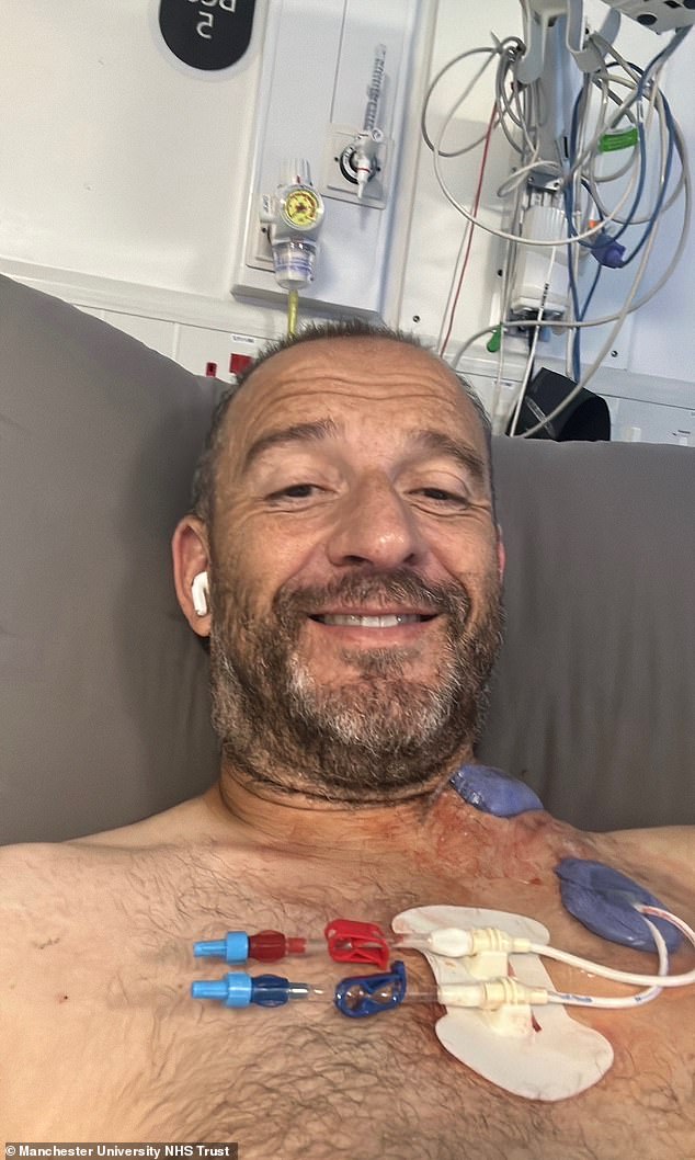 Mr Tonks (pictured) had suffered with kidney problems since 2006 but began 'declining rapidly' in 2018, which saw him embark on the gruelling process of dialysis treatment