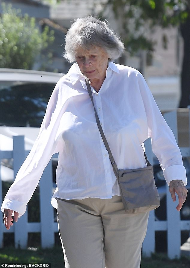 This screen legend has been married to her famous husband for 74 years