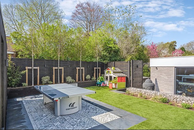 The entrepreneur is poised for another significant windfall as the property, marketed by agents as a 'contemporary family home' of 'exacting standards' heads toward a sale