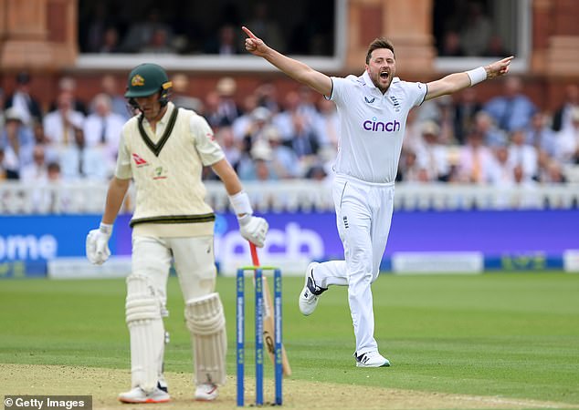 'He's a fantastic bowler, there's no doubt about that,' says Woakes of Ollie Robinson, who has a Test average of 22.92 but has been out of the England fold for two years