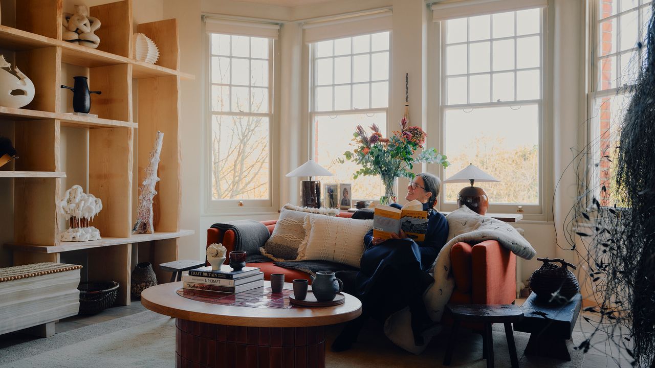 A gallerist's Victorian mansion block flat, filled with treasured craft