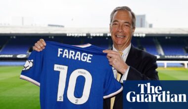 Ipswich chair apologises for causing fans ‘hurt and pain’ after Farage’s visit to club | Ipswich Town