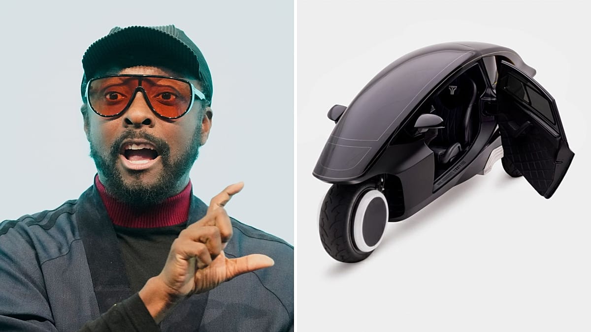"Brains on wheels": will.i.am unveils AI-powered autocycle designed for city commuters