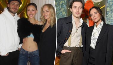 Brooklyn Beckham brutally snubs mom Victoria on UK Mother's Day with tribute to mother-in-law Claudia Peltz