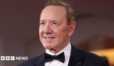 Kevin Spacey attends the Filming Italy Venice Award delegation red carpet during the 82nd Venice International Film Festival on August 31, 2025 in Venice, Italy