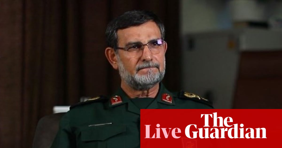 Middle East crisis live: Israel says it has killed Iranian naval chief as Trump repeats claim Tehran ‘begging’ for deal | US-Israel war on Iran