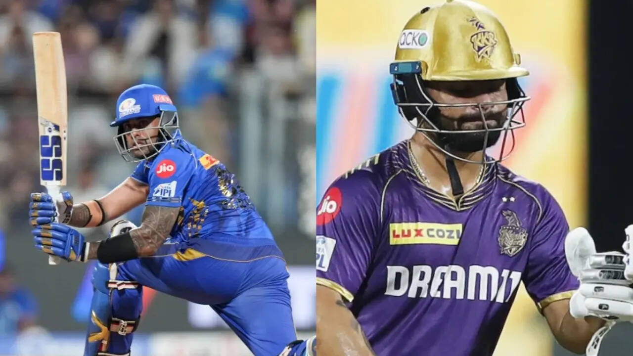 Suryakumar Yadav Meets KKR Vice-Captain Rinku Singh, Gives Hilarious Speech - Watch