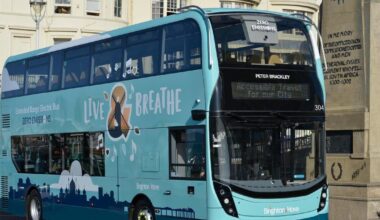 Brighton man shares view on putting feet up on bus seats