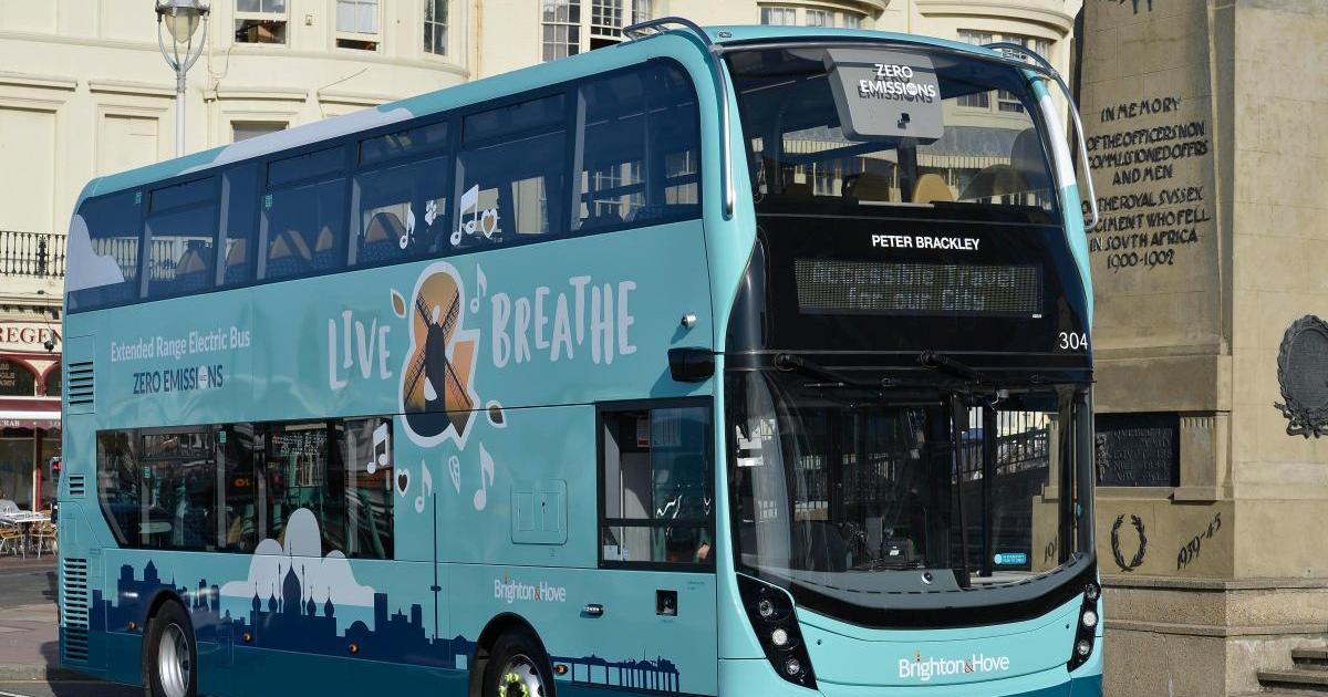 Brighton man shares view on putting feet up on bus seats