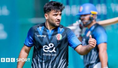 Fazalhaq Farooqi in training with Afghanistan