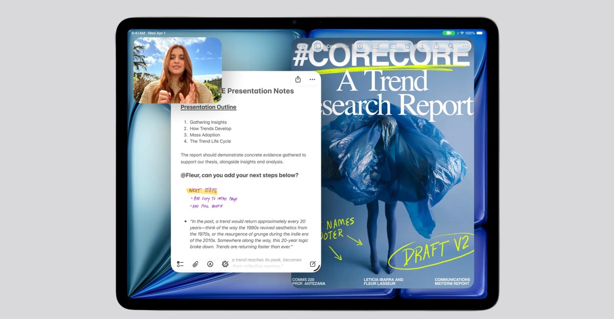 Apple launches a new iPad Air with an upgraded M4 processor