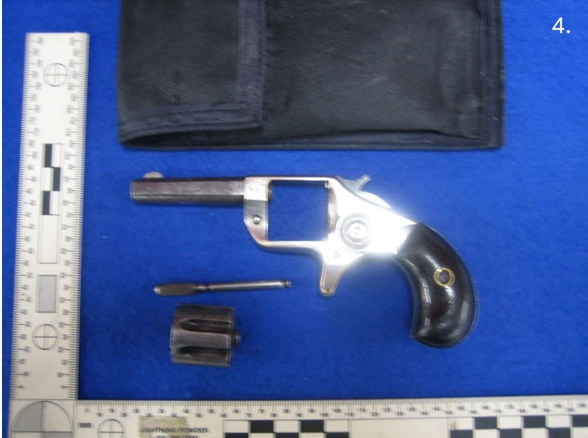 A Colt .22 revolver.