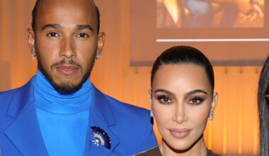 Kim Kardashian, Lewis Hamilton Get Steamy As Wedding Happens