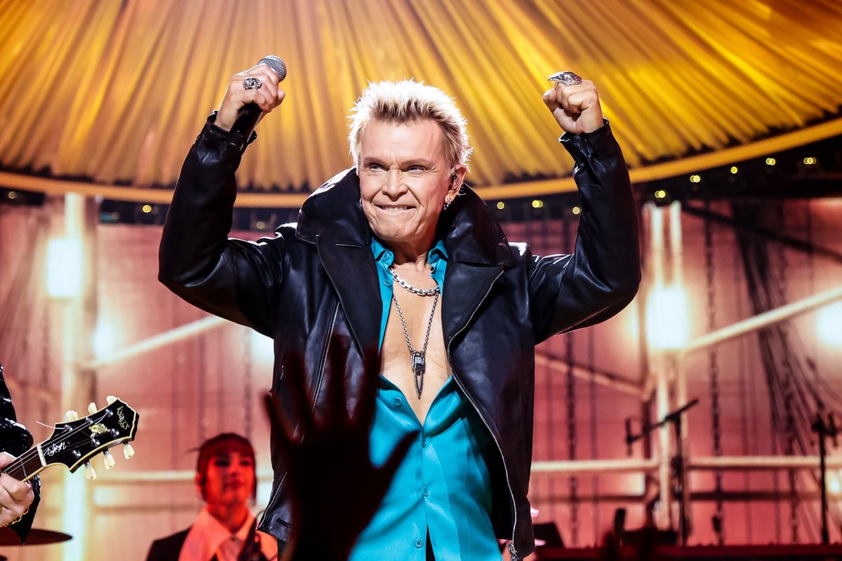 Billy Idol performs last year