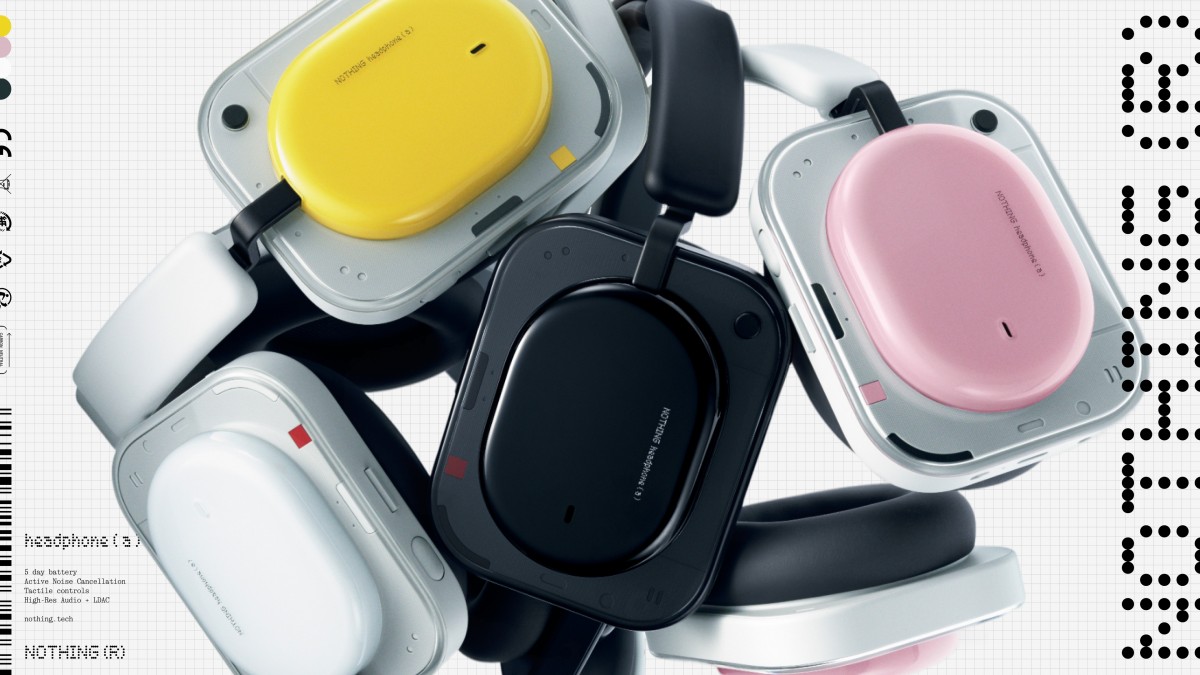 Nothing Headphone (a) is here in four colors with 135-hour battery life