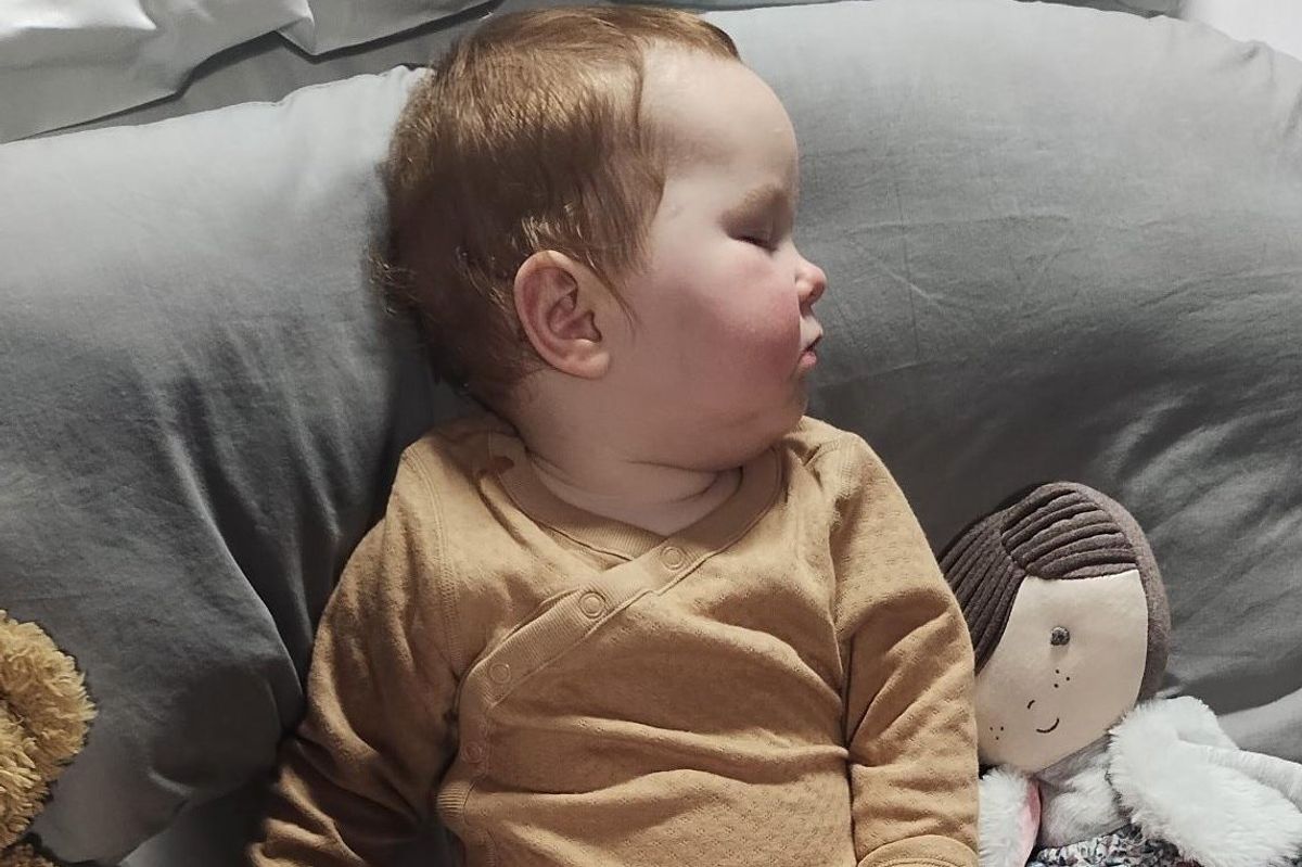 Genevieve whilst in hospital