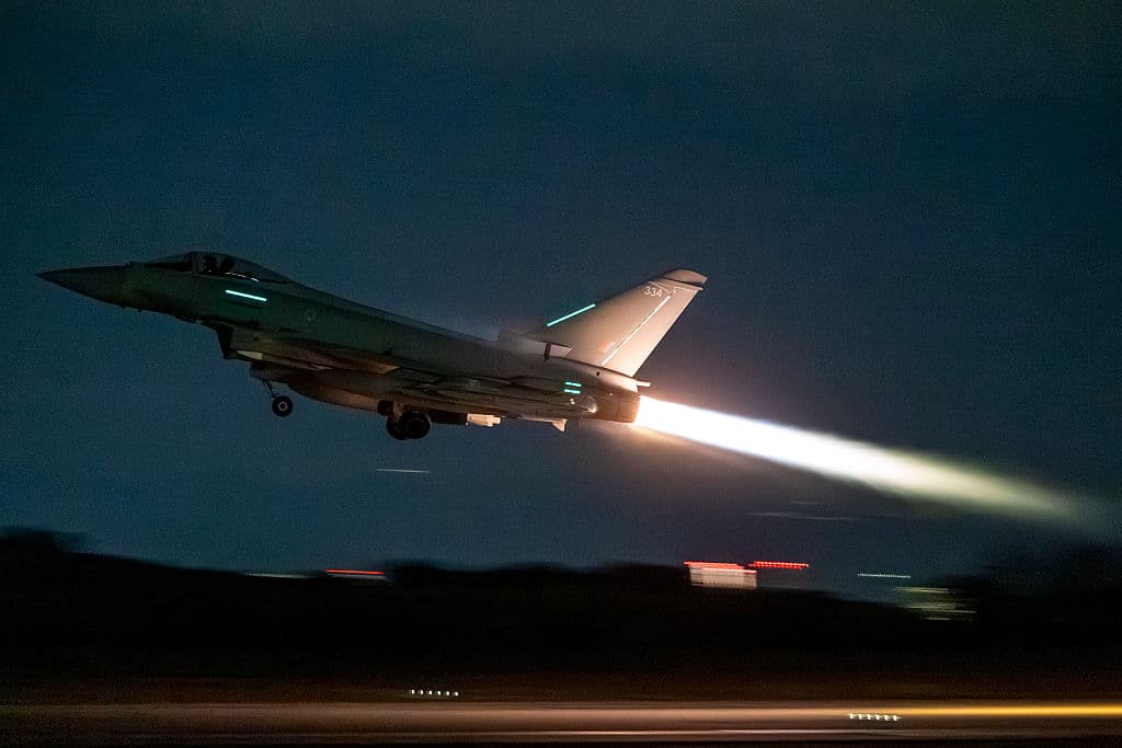 British Jets Defend Allied Skies Across The Middle East