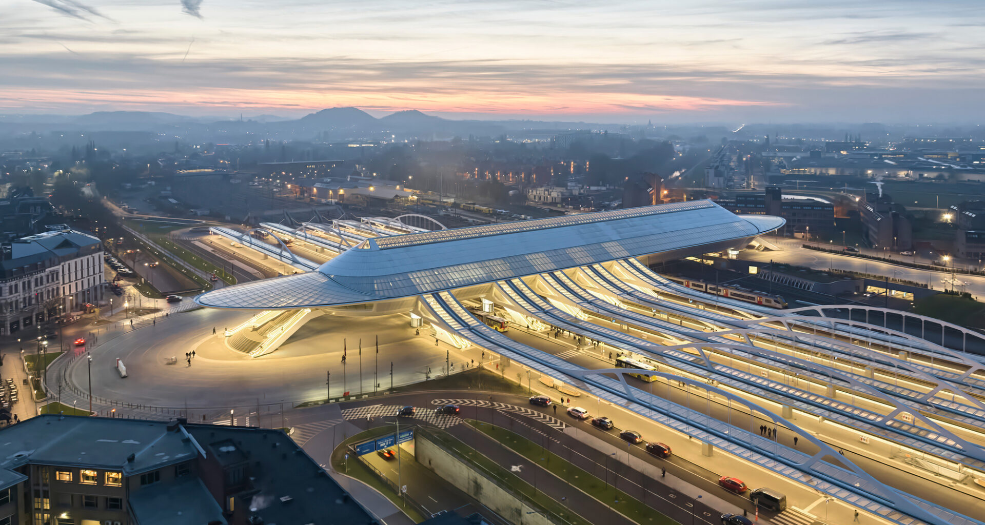 Mons Train Station / Santiago Calatrava