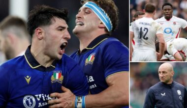 England suffer historic Italy defeat in Six Nations to leave Steve Borthwick clinging to job