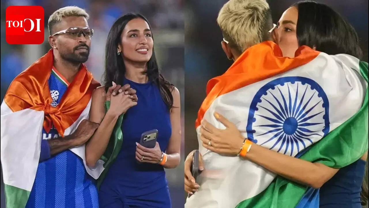 Hardik Pandya's girlfriend Mahieka Sharma shows off diamond ring as she celebrates with cricketer - PICS |