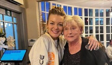 Actress Sheridan Smith reunites with Teesside legend Ann Ming at Italian restaurant