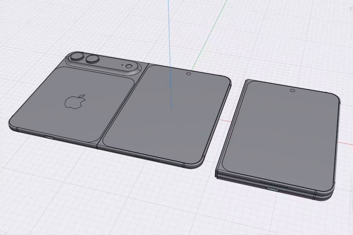 iPhone Fold shows up in updated CAD renders