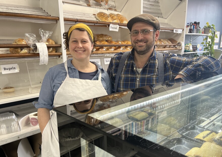 Anna and Naftali Hanau own and operate Malek's Bakery and Lipman's Kosher Market on Monroe Avenue in Brighton.