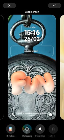 Lock screen options - Vivo V70 review