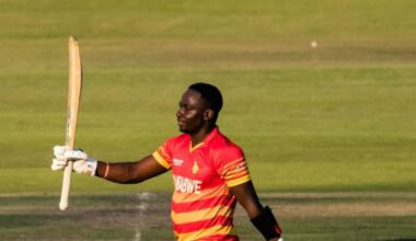 104*, 56, 103, 176: Senior Zimbabwe Batter Innocent Kaia Continues Exceptional Form To Register Personal Best First-Class Score