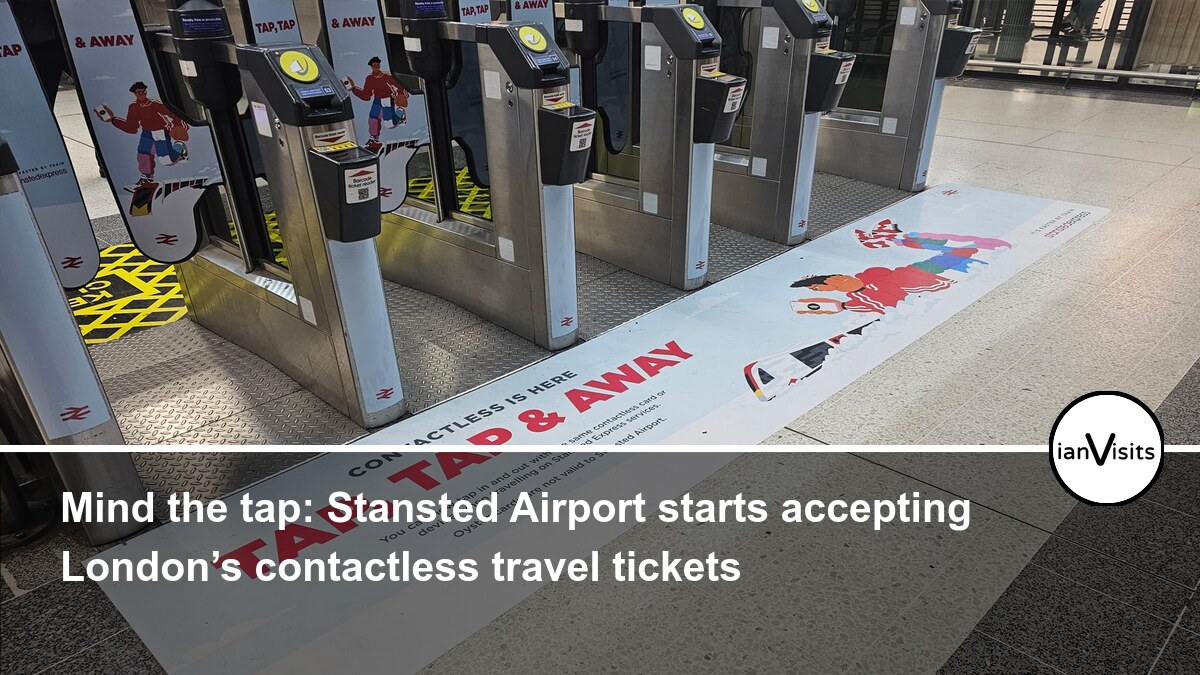 Stansted Airport starts accepting London’s contactless travel tickets
