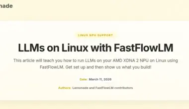 Lemonade on Linux with Ryzen AI NPUs