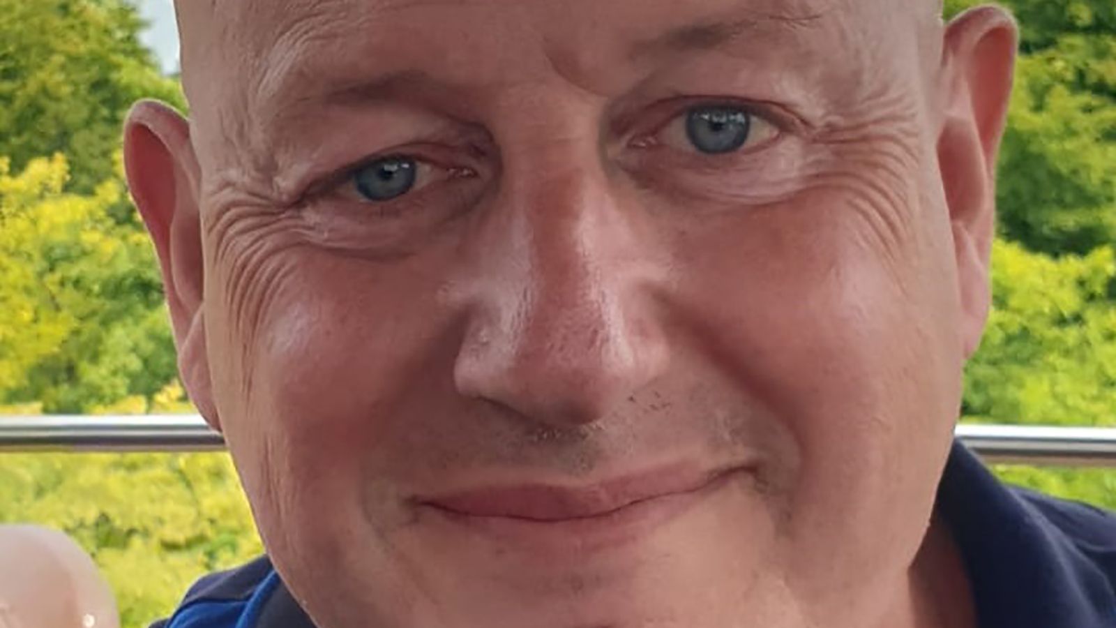 Jeff Blair, 55, was rushed to hospital after the incident on Tuesday. Pic: PA