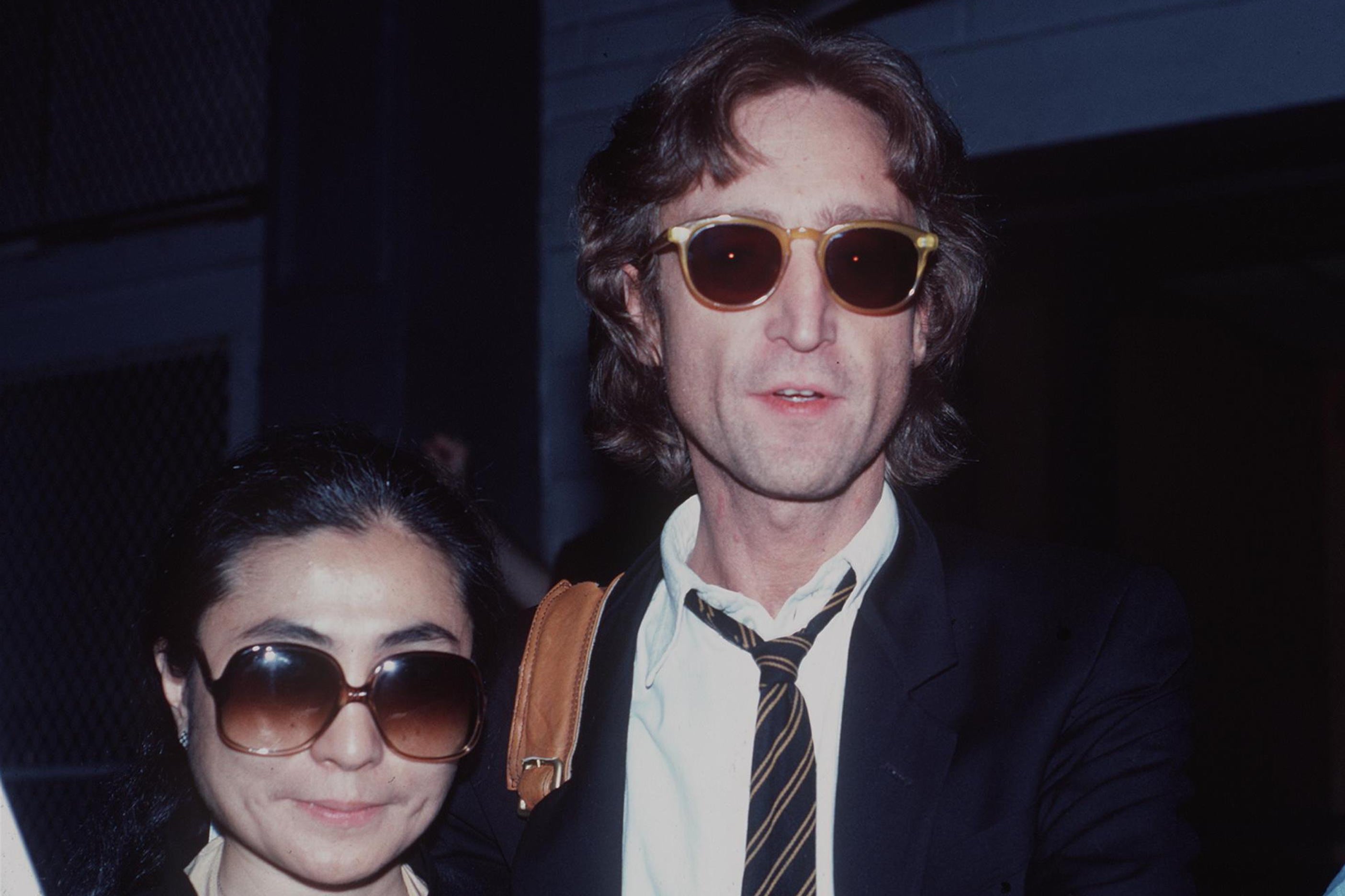 Ono and Lennon in New York in 1980, the year of Lennon’s death