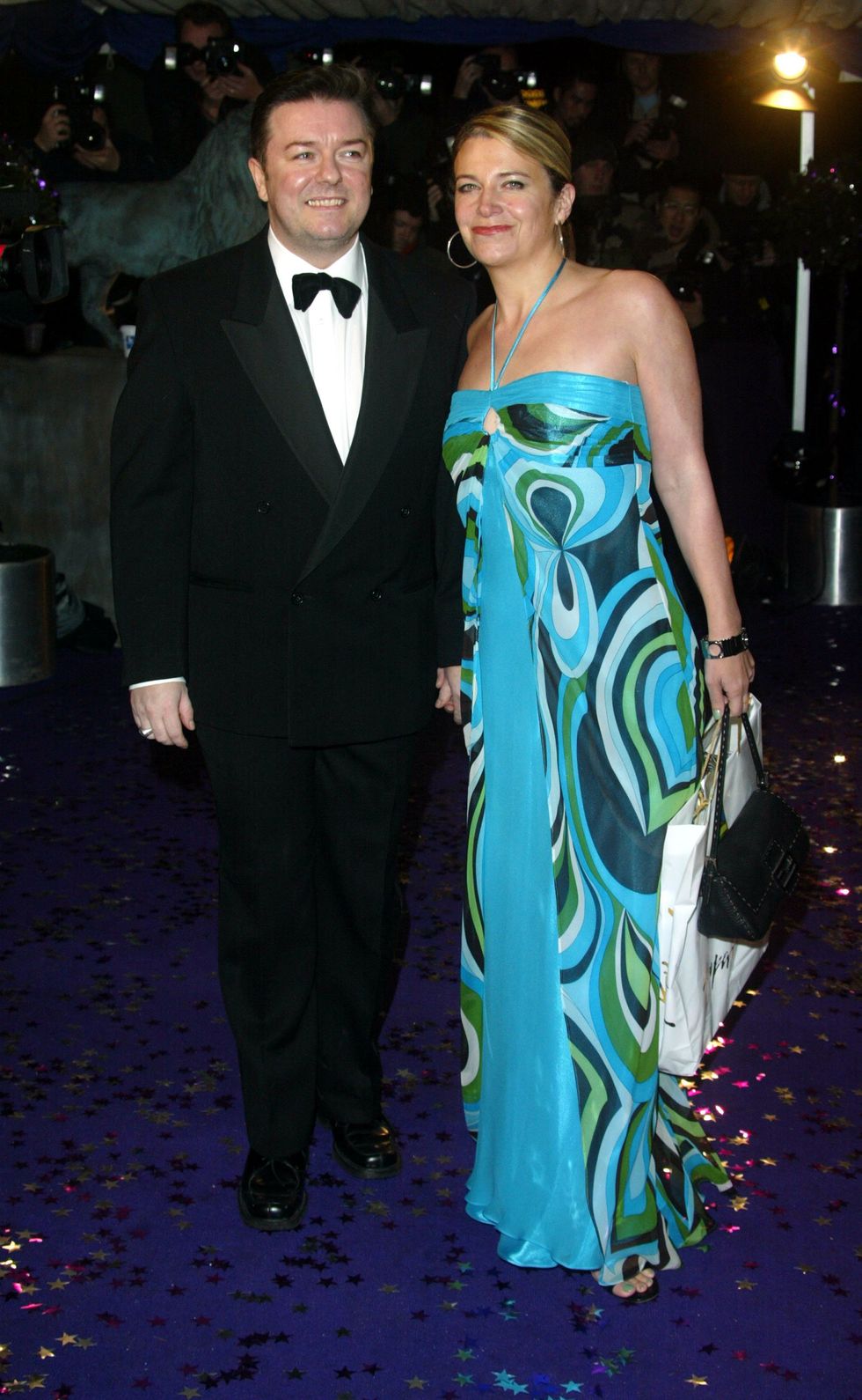 Ricky Gervais and Jane Fallon