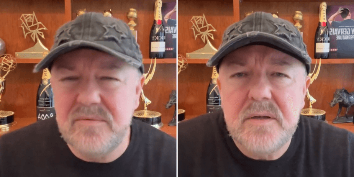 Ricky Gervais says he ‘doesn’t want to go on telly anymore’ hours before partner shares cancer diagnosis