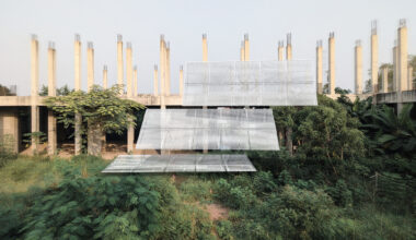 Modular Installation Reimagines Unfinished Structures at Limbo Museum in Accra, Ghana