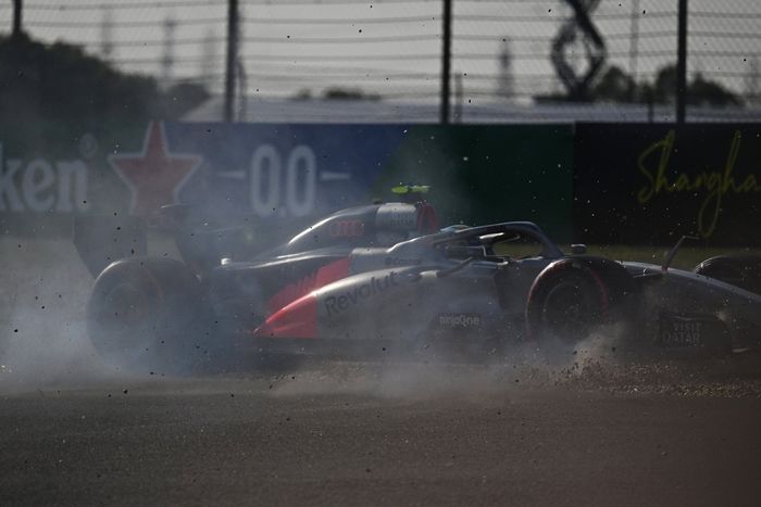 Gabriel Bortoleto, Audi F1 Team crash
