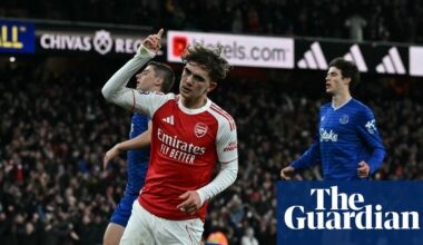 Max Dowman breaks record as Arsenal boost title push with late win against Everton | Premier League