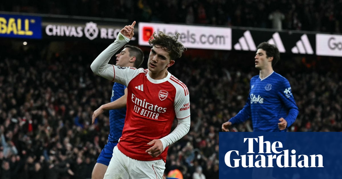 Max Dowman breaks record as Arsenal boost title push with late win against Everton | Premier League