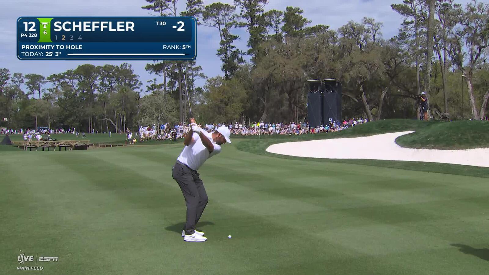 Scottie Scheffler keeps birdie train going on back nine at THE PLAYERS