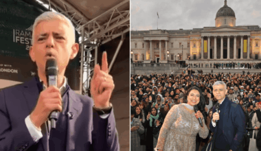 Sadiq Khan hails 'power of being Muslim' as he welcomes 'biggest iftar in the Western world' to Trafalgar Square