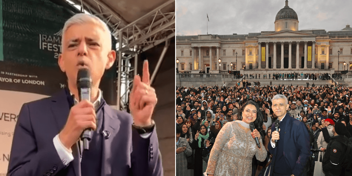 Sadiq Khan hails 'power of being Muslim' as he welcomes 'biggest iftar in the Western world' to Trafalgar Square