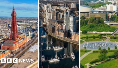Blackpool, Ipswich, Milton Keynes among nine finalists for UK City of Culture 2029 - BBC