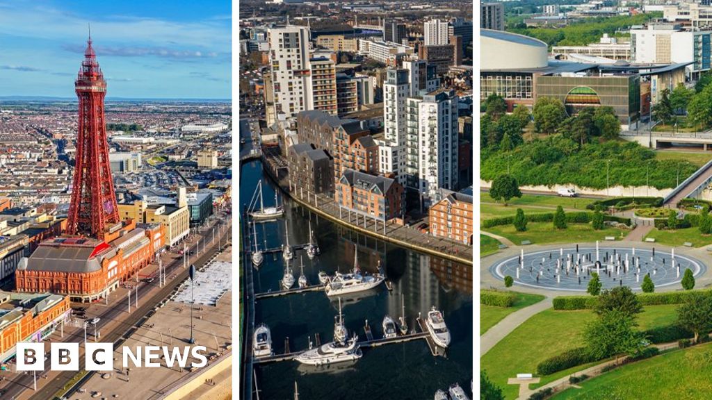 Blackpool, Ipswich, Milton Keynes among nine finalists for UK City of Culture 2029 - BBC