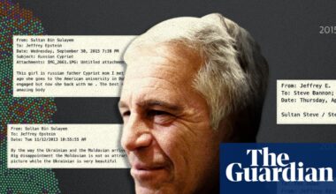 Jeffrey Epstein’s elite relationships visualised: the prince, the sultan and the politicians | Jeffrey Epstein