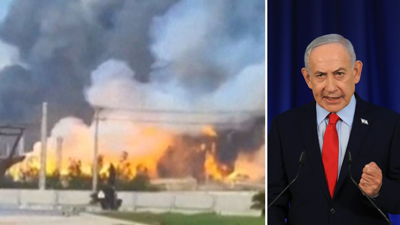 Iran steps up attacks on Gulf energy site, as Netanyahu says Iran has 'no ability' to enrich uranium