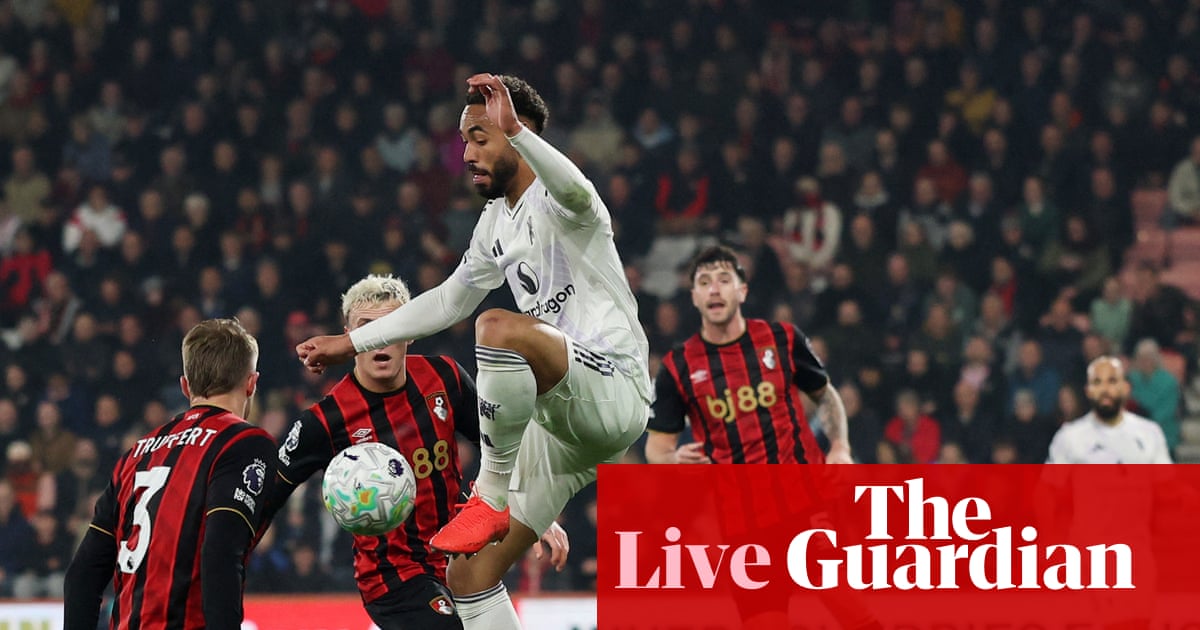 Bournemouth v Manchester United: Premier League – live | Premier League